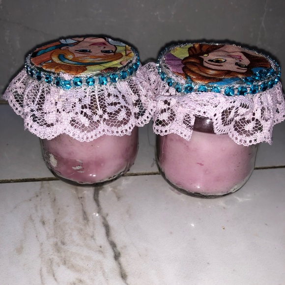 2 Baby Jars Candles Disney Princesses - Picture 4 of 7